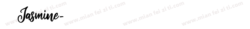 王婕珊 Jasmine字体转换